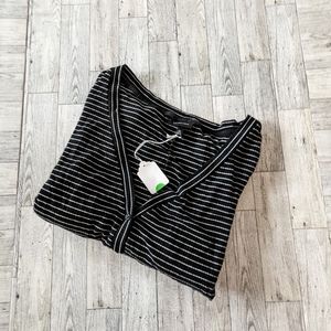 WhoWhatWear Casual Button Down Striped Shirt